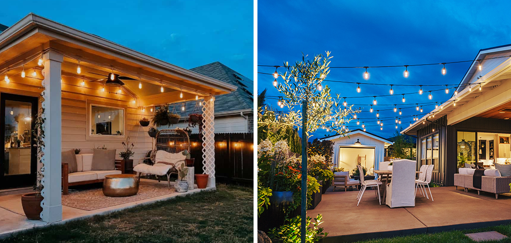 How To Hide Outdoor String Light Cords - 15 Effective Tips