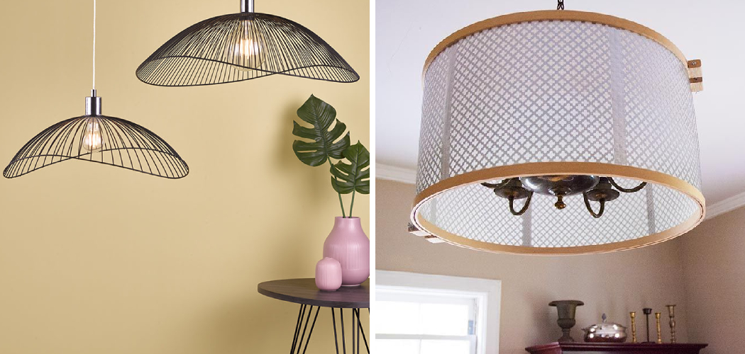 how to fit a pendant light shade