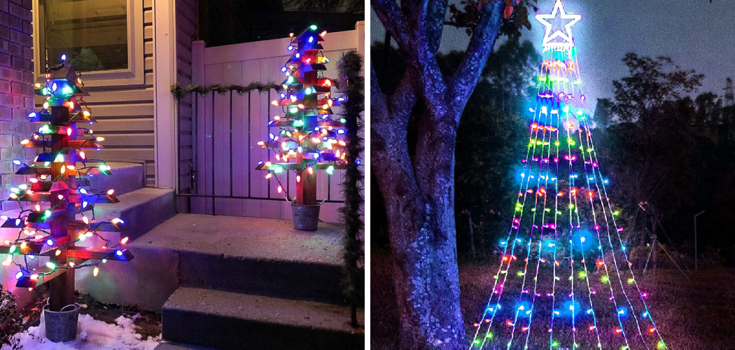 Make Outdoor Christmas Tree 